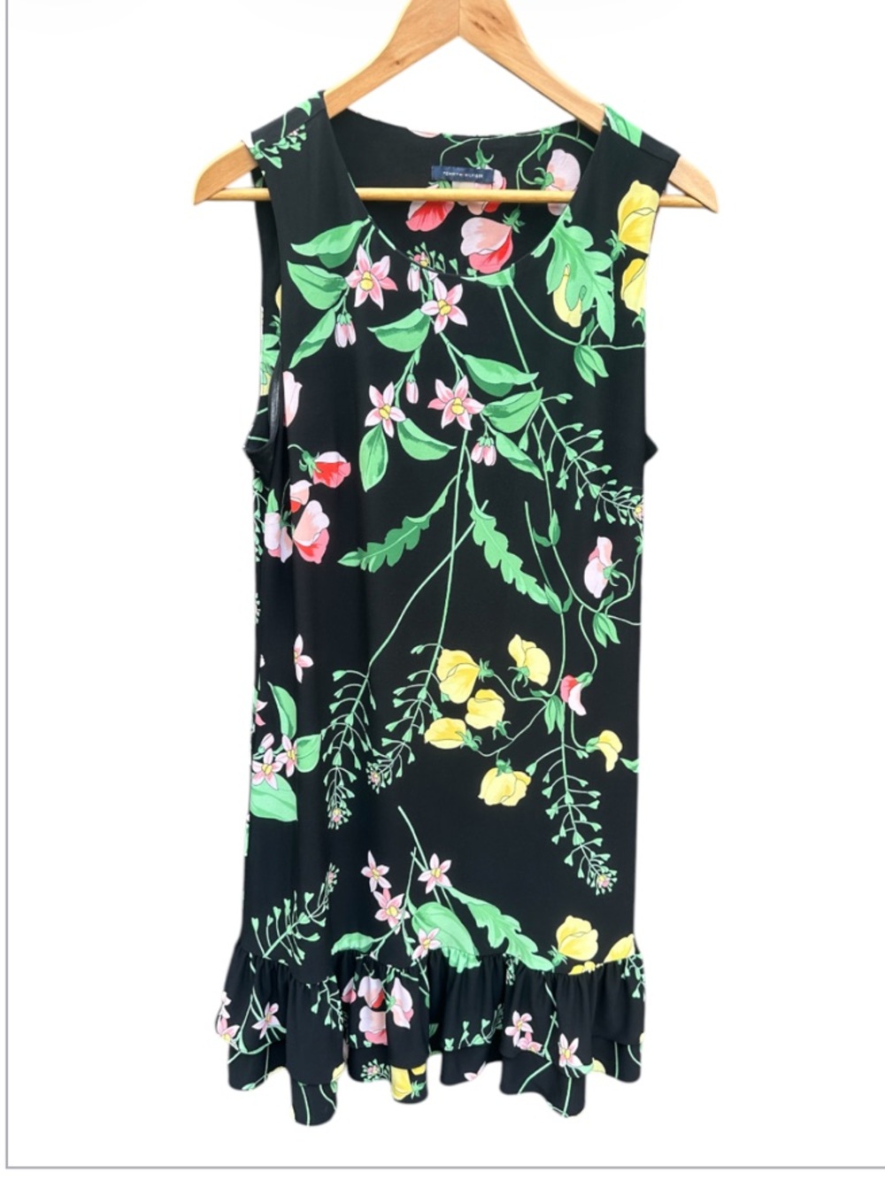 Tommy Hilfiger Black Floral Scoop Neck Dress
